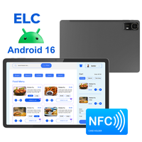 EM1099T Nueva Tablet POS Android NFC de 10.95 Pulgadas con WiFi 6 para Pedidos en Restaurantes, RK3576S de Doble Núcleo, 4GB de RAM con Base de Carga