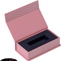 Scatola Regalo di Lusso Portatile con Chiusura Magnetica, in Cartone con Carta Testurizzata e Inserto in Schiuma Nera