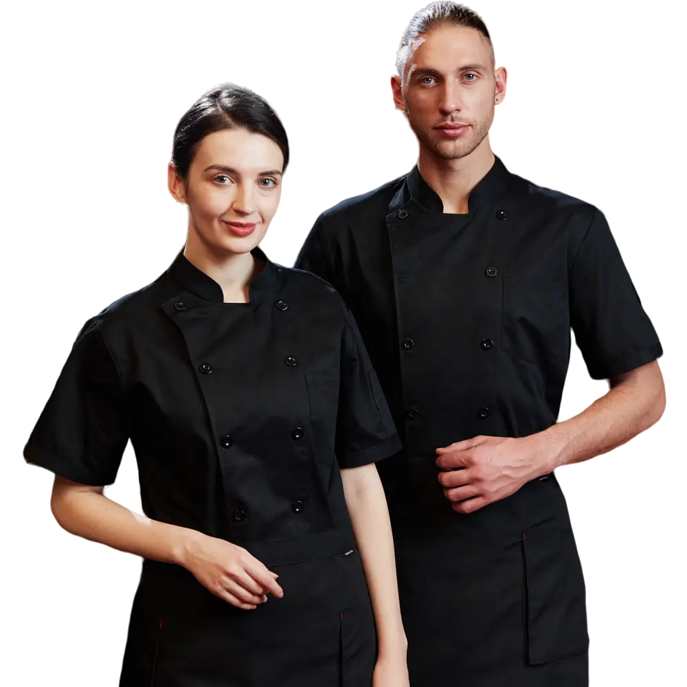 Seragam Jamuan hotel lengan pendek 2023, seragam restoran & bar logo menyesuaikan seragam restoran