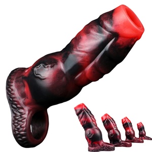 Monster Penis Sleeve Cock Sleeve with Cock <b>Ring</b>, Male Sex Toys Enhance Male Endurance,Penis <b>Ring</b> to Enlarge for Men & <b>Couples</b> - Product Image 1