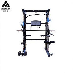 Macchina Fitness Multifunzione Professionale di Grado Commerciale: Smith Machine, Squat Rack e Panca per Sollevamento Pesi per Palestre e Studi Professionali - Product Image 1