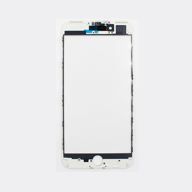For IPhone7 7 Plus 8 8Plus X XR Original 5 in 1 Broken LCD Glass Repair Spare Parts Front Outer Glass + OCA + Frame + Frame Glue