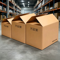 Robuste Umweltfreundliche Biologisch Abbaubare Kraft-Wellpappe Starre Versandkartons Große Größe Lager-Aufbewahrung Umzugs-Verpackung