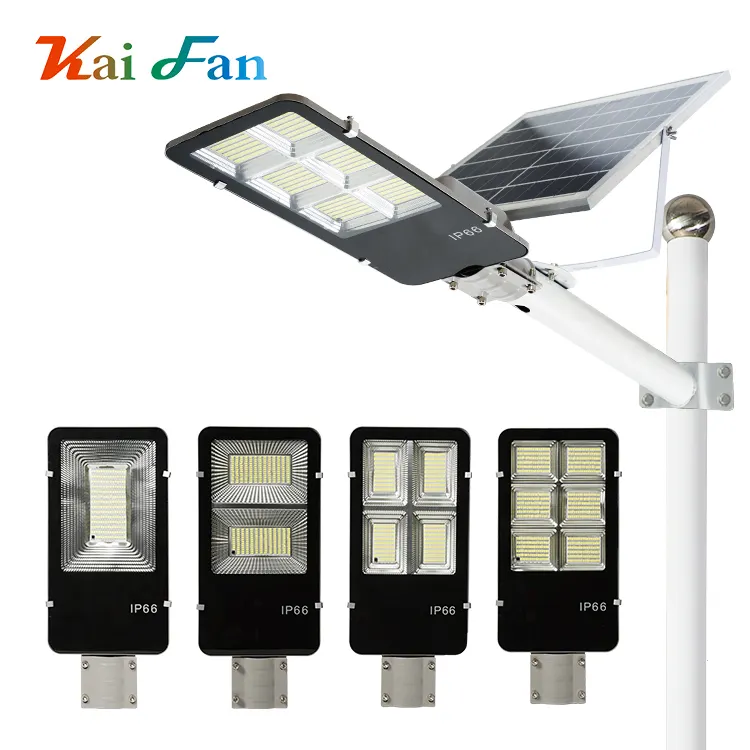 Yüksek kaliteli Ip66 su geçirmez güneş ışıkları açık 100w 200w 300w 400w 500w Led güneş sokak ışıkları