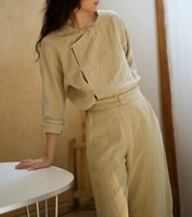 Nuevos productos que se convierten en éxitos instantáneos 55% Lino 45% Algodón Color Lino Mezcla de algodón Tela Ropa de verano