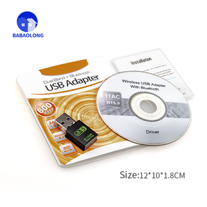 5 blueing răng <span class=keywords><strong>Adapter</strong></span> <span class=keywords><strong>600Mbps</strong></span> Dual band 5Ghz Mini <span class=keywords><strong>USB</strong></span> Wifi mạng không dây Card Dongle Receiver bên ngoài - Product Image 4