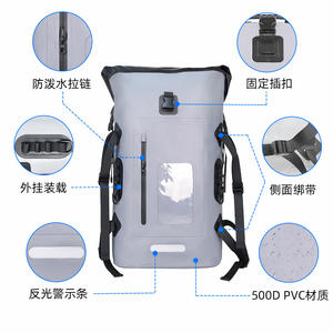 Waterproof Outdoor <b>Backpack</b> Snorkeling Dry Bag Swimming Fishing River Rafting Canyoning Equipment PVC <b>Heavy</b> <b>Duty</b> Dry Sack - Product Image 2