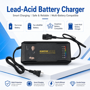 <span class=keywords><strong>Caricabatterie</strong></span> GUBANG efficiente multi-batteria al piombo-acido per batterie al grafene di e-bike/e-scooter, certificato CE/FCC/ROHS, uscita DC 48V/4A - Product Image 1