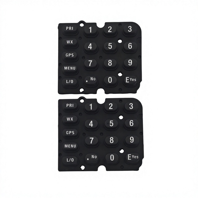 OEM High Quality Silicone/PVC Waterproof Durable Eco-friendly Membrane Switch Keypad with Embossed Printing Custom Color & Logo