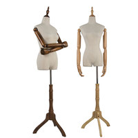 Mannequin femme ajustable en mousse PU pour présentation de vêtements, buste de couture économique