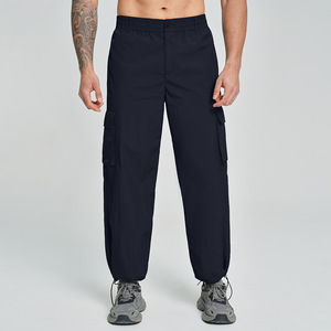Men's Cargo Pants Made Of Renewable <b>Fabric</b> Elastic Waistband Multiple Pockets Lightweight Quick-drying Casual Style Summer - Product Image 3
