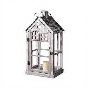 Farol de hierro de Navidad de lujo, duradero, hecho a mano, con relieve y troquelado, decorativo para interiores, grande, colgante, estilo vintage - Product Image 4
