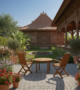 Premium rain tree wood stool with handcrafted curves organic grain and timeless natural elegance for luxury interior styling - Product Image 6