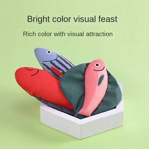 Haute qualité dent molaire menthe <span class=keywords><strong>poisson</strong></span> toile chat jouets pour animaux de compagnie <span class=keywords><strong>poisson</strong></span> - Product Image 2