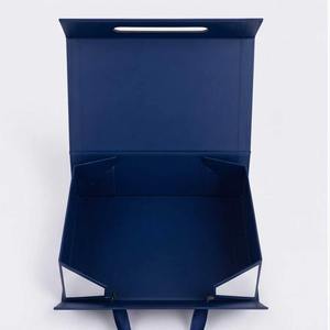 <span class=keywords><strong>Cajas</strong></span> <span class=keywords><strong>de</strong></span> Cartón Rígido Plegables Magnéticas Azul Marino Impresas Personalizadas al por Mayor, Reciclables, <span class=keywords><strong>para</strong></span> Empaque <span class=keywords><strong>de</strong></span> Regalos - Product Image 3