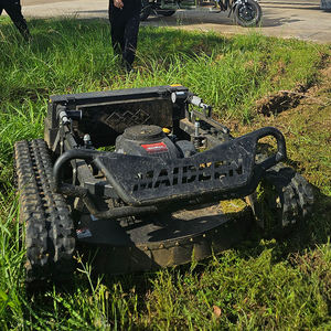 Çiftlik ev kendinden tahrikli kauçuk paletli Robot uzaktan kumanda bahçe çim biçme makinesi benzin çim biçme makinesi - Product Image 2