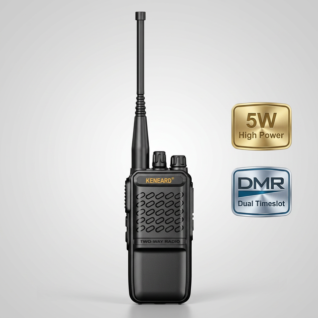 KENEARD KE-969 Digital DMR Walkie Talkie 5W High Power Dual-Timeslot 1500mAh 32CH Portable Two Way Radio Business Security UHF