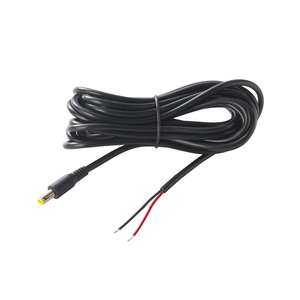 Cable de Alimentación Exc con Conector DC, Extremo Desnudo, Cable SJTOW de 18 AWG para Uso en Electrónica de Consumo - Product Image 1