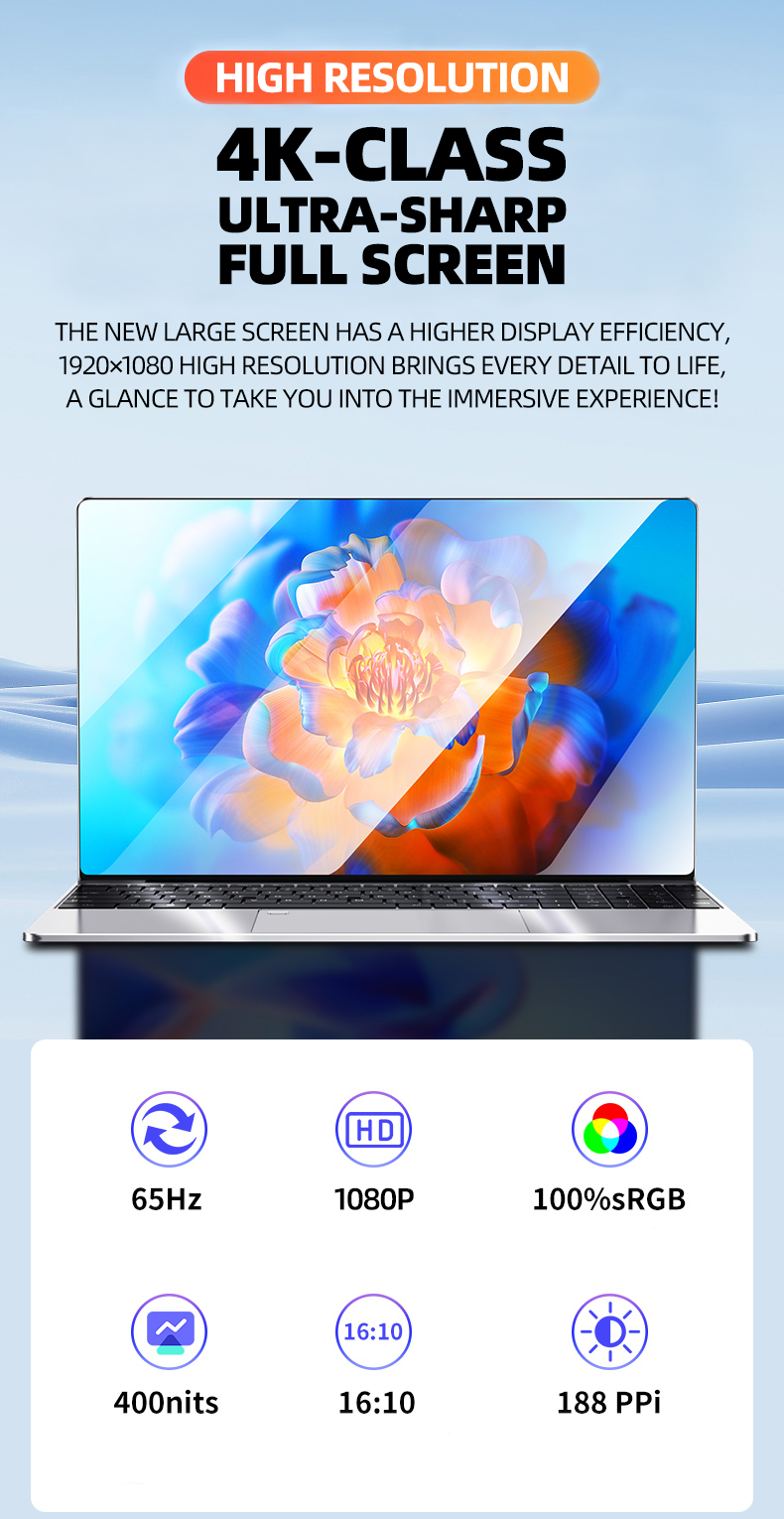 I7 Core 12th Generation 13th Gen 15.6 Inch Laptop 10th 11th 16GB