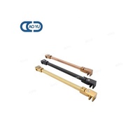 Barre de support réglable en acier inoxydable pour porte de douche, stabilisateur de paroi de douche en verre sans cadre, kit de quincaillerie facile à installer