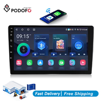 Podofo 9 inci 2+64G Android Car Stereo Audio Mobil 2 Din Radio Mobil Android Wireless CarPlay Android Auto WiFi/GPS/EQ BT Grosir