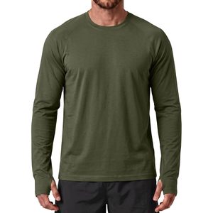 Camisa Deportiva Personalizada de Manga Larga para Hombre, UPF 50, Ligera, de Secado Rápido, con Mangas Raglán, Ropa de Senderismo - Product Image 1