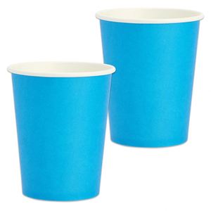 Juego de Vajilla Moderna Azul para Fiestas, 72 Piezas de Platos, Vasos y Servilletas de Papel, para 24 Personas - Product Image 1