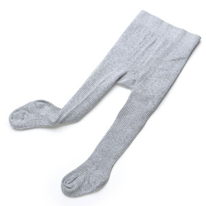 Collants sans couture en coton côtelé pour bébés et jeunes filles, avec nœud scintillant, style mode - Product Image 4