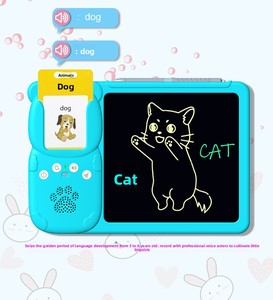 Carte de reconnaissance vocale pour bébé personnalisable, lecteur de cartes, reconnaissance d'appels, carte mémoire flash, tableau d'apprentissage <span class=keywords><strong>et</strong></span> de dessin pour enfants - Product Image 4