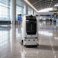 CleanHorse TN70 Mesin Pembersih Lantai Otomatis Tanpa Awak, Mesin Pengering dan Pembersih Robotik untuk Area Parkir dan Stasiun Kereta Api