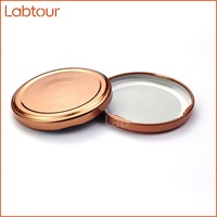Bouteille en verre de qualité alimentaire de 63 mm pour boissons en conserve, couleur et taille personnalisées, avec bouchon à vis en fer blanc de haute qualité, fournie directement par l'usine