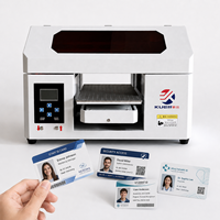 Mini imprimante UV A4, imprimante UV à plat de bureau pour cartes PVC, verre acrylique, bois, métal, studio de bricolage