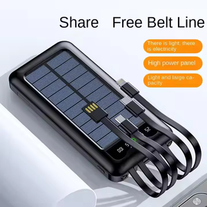 Vente en gros propre alimentation à quatre fils 10000 mA grande capacité de charge énergie <span class=keywords><strong>solaire</strong></span> mobile <span class=keywords><strong>Portable</strong></span> téléphone mobile extérieur universel - Product Image 4