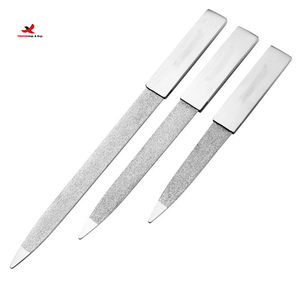 Lima de Uñas Profesional de Doble Cara, Recta, Mini, de Acero Inoxidable, Duradera, de 9 cm, para Manicura y Pedicura - Product Image 2