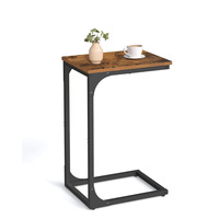 Table d'appoint convertible en forme de C de taille personnalisable, table basse multifonctionnelle, table d'appoint à montage simple pour salon et chevet
