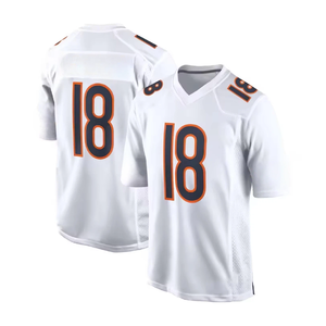 Kaos Sepak Bola Fashion Murah Grosir, Bernapas, Logo Bordir Sublimasi Kustom, Jersey Sepak Bola Amerika - Product Image 3