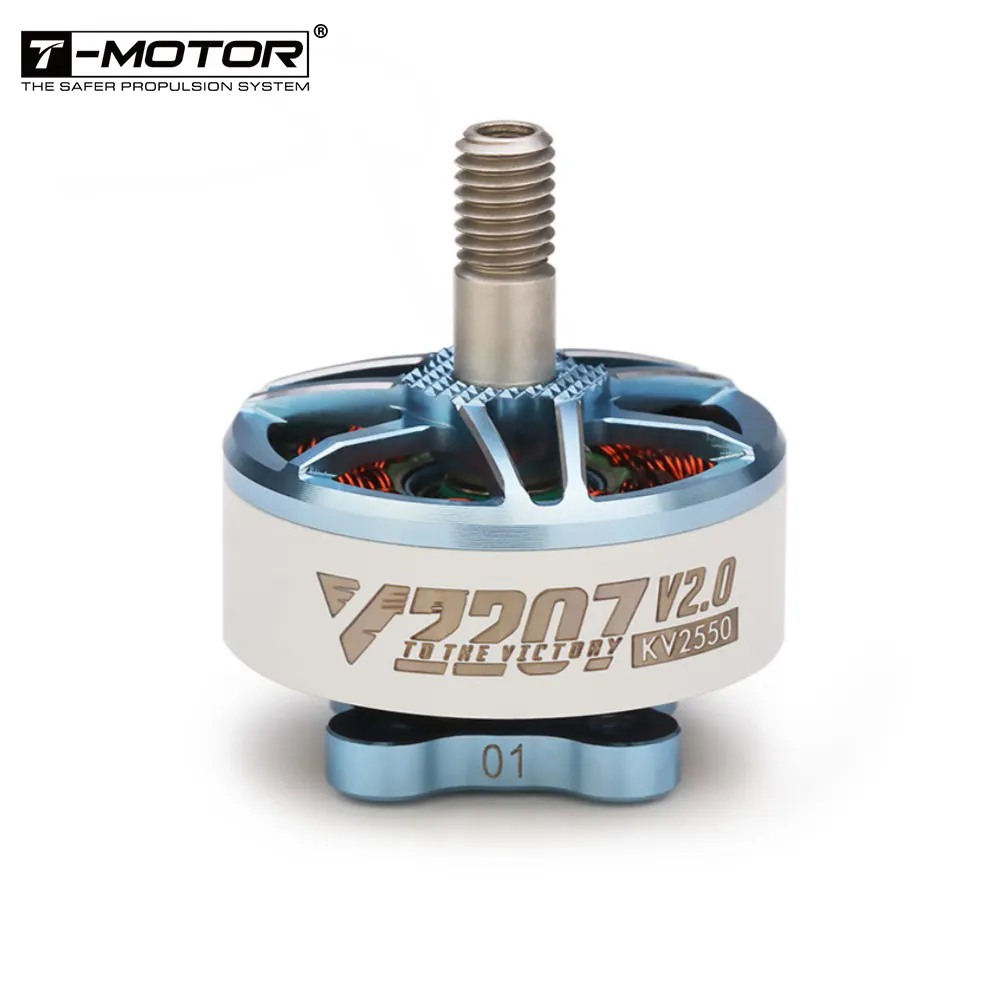 T-MOTOR V2207 Alta Velocidade Mini Motor Elétrico Fpv Drone 20000 Rpm Para Quadcopter