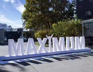 Tùy chỉnh lớn khổng lồ Inflatable chữ dẫn đèn quảng cáo Bảng chữ cái trang trí tùy chỉnh quảng cáo inflatables - Product Image 4