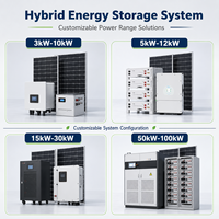 Fabrieks prijs All-in-one zonne-energiesysteem hybride 5kW 6kW 8kW 10kW 15kW 20kW 30kW complete off-grid systeem