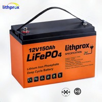 Batterie de remplacement pour fauteuil roulant Grade A LFP Cell 12V150AH Lifepo4 Longue durée de vie pour véhicule de mobilité CE UL