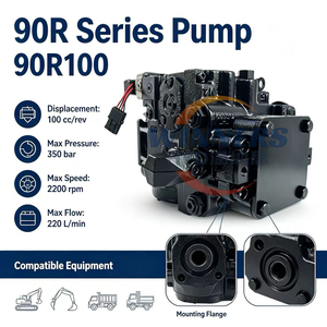 90R100 90R075 90R055 90R130 90R180 Hydraulic Axial Piston Pump Main Pump for Concrete Mixer Truck - Product Image 4