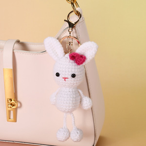 <span class=keywords><strong>Portachiavi</strong></span> Amigurumi Fatto <span class=keywords><strong>a</strong></span> Mano, Lavorato <span class=keywords><strong>a</strong></span> <span class=keywords><strong>Maglia</strong></span> e Uncinetto, <span class=keywords><strong>a</strong></span> Forma di Carota, Orso, Coniglio, Maiale, Cane, Cucciolo, Rana, Tigre, Pecora, Bambola, Ciondolo per Borsa, Animale Carino - Product Image 2