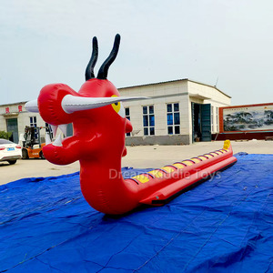 Bateau dragon <span class=keywords><strong>gonflable</strong></span> d'été en PVC Bateau banane Jouets aquatiques flottant <span class=keywords><strong>sur</strong></span> <span class=keywords><strong>l</strong></span>'<span class=keywords><strong>eau</strong></span> Jeu de construction d'équipe - Product Image 1
