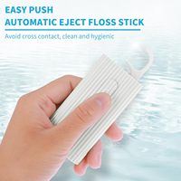 Étui de fil dentaire Portable étui de rangement de distributeur de fil dentaire automatique avec 10 choix de fil dentaire