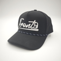Gorra Deportiva de 5 Paneles de Diseño Premium con Bordado a Mano, Estampado Argyle, Leopardo, Frutas, Dobby, Puntos, Ajustable, Logotipo Metálico, Impermeable, Bicolor