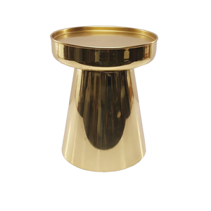 Plateau en métal rond moderne Table d'appoint fixe Meubles de maison pour le salon - Product Image 3