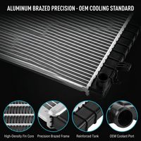 Radiateur de voiture 10464643 pour MGZS MGEZS 2020, pièce de refroidissement en aluminium brasé d'origine authentique avec garantie d'un an