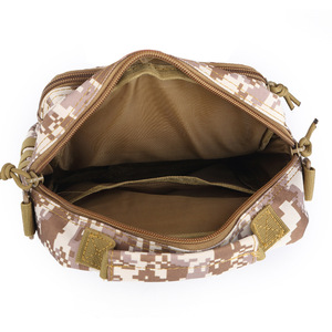 Outdoor Camouflage Tactical Backpack 14 In Adjustable Shoulder Crossbody Bag With Zipper Pocket For Hiking Unisex - Product Image 5