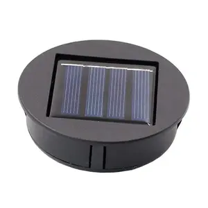 Caja de batería de linterna de hierro de energía Solar portátil para acampar, accesorios de Lámpara electrónica LED de cerámica hueca de plástico para exteriores