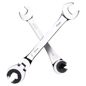 Clé à cliquet combinée flexible hexagonale pour tuyau d'huile, 72 dents, 6 angles, double usage, clé à cliquet pour écrou évasé, économie de main-d'œuvre - Product Image 4